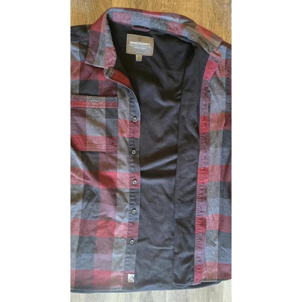 Rugged Elements Fleece Lined Shacket, Large - image 2